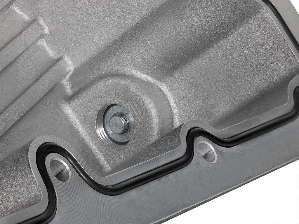 aFe POWER Street Series Raw Engine Oil Pan w/ Machined Fins  (11-21 Powerstroke 6.7L)